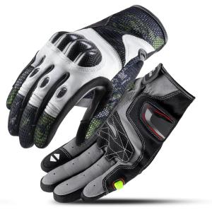 imageROCKBROS Leather Motorcycle Gloves for Men  Carbon Fiber Knuckle Protection Motorbike Powersports Dirt Bike Touchscreen Riding Climbing Gloves for Men and WomenXLarge