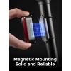 imageROCKBROS Bike Tail Light Magnetic Induction USBC Rechargeable LED Rear Bicycle Light IPX6 Waterproof7 Light Mode Options Cycling Safety Flashlight Accessories for Road Mountain