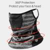 imageROCKBROS Winter Neck Gaiter Warmer with Ear Loops Cold WeatherGrey 1