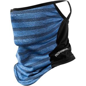 imageROCKBROS Cooling Neck Gaiter with Ear Loops Bandana Face Scarf Mask for Men WomenBlue
