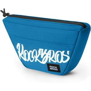 imageROCKBROS Scooter Storage Bag Handlebar Bag for Folding Bike Electric ScootersBlue