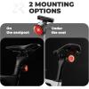 imageROCKBROS Bike Lights for Night Riding Smart Bike Tail Light with Brake Sensing IPX5 Waterproof 6 Modes USB Rechargeable Rear Bicycle Light for Road Bike MTB