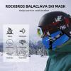 imageROCKBROS Cold Weather Balaclava Ski Mask for Men Windproof Thermal Winter Scarf Mask Women Neck Warmer Hood for CyclingBlue