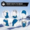imageROCKBROS Cold Weather Balaclava Ski Mask for Men Windproof Thermal Winter Scarf Mask Women Neck Warmer Hood for CyclingBlue