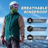 imageROCKBROS Cold Weather Balaclava Ski Mask for Men Windproof Thermal Winter Scarf Mask Women Neck Warmer Hood for CyclingDeep Green