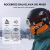 imageROCKBROS Cold Weather Balaclava Ski Mask for Men Windproof Thermal Winter Scarf Mask Women Neck Warmer Hood for CyclingOrange