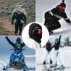 imageROCKBROS Ski Mask Balaclava for Men and Women WindResistant Winter Fleece Warm Hood Face Cover Hat Cap ScarfBlack