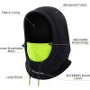 imageROCKBROS Ski Mask Balaclava for Men and Women WindResistant Winter Fleece Warm Hood Face Cover Hat Cap ScarfGreen