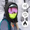 imageROCKBROS Ski Mask Balaclava for Men and Women WindResistant Winter Fleece Warm Hood Face Cover Hat Cap ScarfGreen