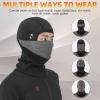 imageROCKBROS Ski Mask with Filter Pocket Winter Full Face Mask Balaclava Men Women Suit for Cycling Skiing Black Snowboard