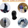 imageROCKBROS Ski Mask with Filter Pocket Winter Full Face Mask Balaclava Men Women Suit for Cycling Skiing Black Snowboard