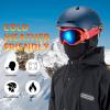 imageROCKBROS Ski Mask with Filter Pocket Winter Full Face Mask Balaclava Men Women Suit for Cycling Skiing Black Snowboard