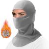 imageROCKBROS Cold Weather Balaclava Ski Mask for Men Windproof Thermal Winter Scarf Mask Women Neck Warmer Hood for CyclingGrey