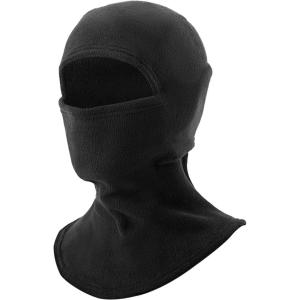 imageROCKBROS Cold Weather Balaclava Ski Mask for Men Windproof Thermal Winter Scarf Mask Women Neck Warmer Hood for CyclingThickfleece Black
