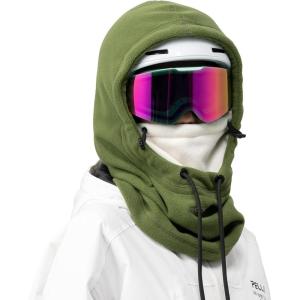 imageROCKBROS Ski Mask Balaclava for Men and Women WindResistant Winter Fleece Warm Hood Face Cover Hat Cap ScarfWhite