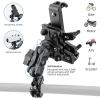 imageROCKBROS Motorcycle Phone Mount Aluminum Alloy Bike Phone Mount Holder with Vibration Dampener Cell Phone Holder for Motorcycle Bicycle Scooter Universal Handlebar Mount Fits 4771 Phones