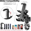 imageROCKBROS Motorcycle Phone Mount Aluminum Alloy Bike Phone Mount Holder with Vibration Dampener Cell Phone Holder for Motorcycle Bicycle Scooter Universal Handlebar Mount Fits 4771 Phones