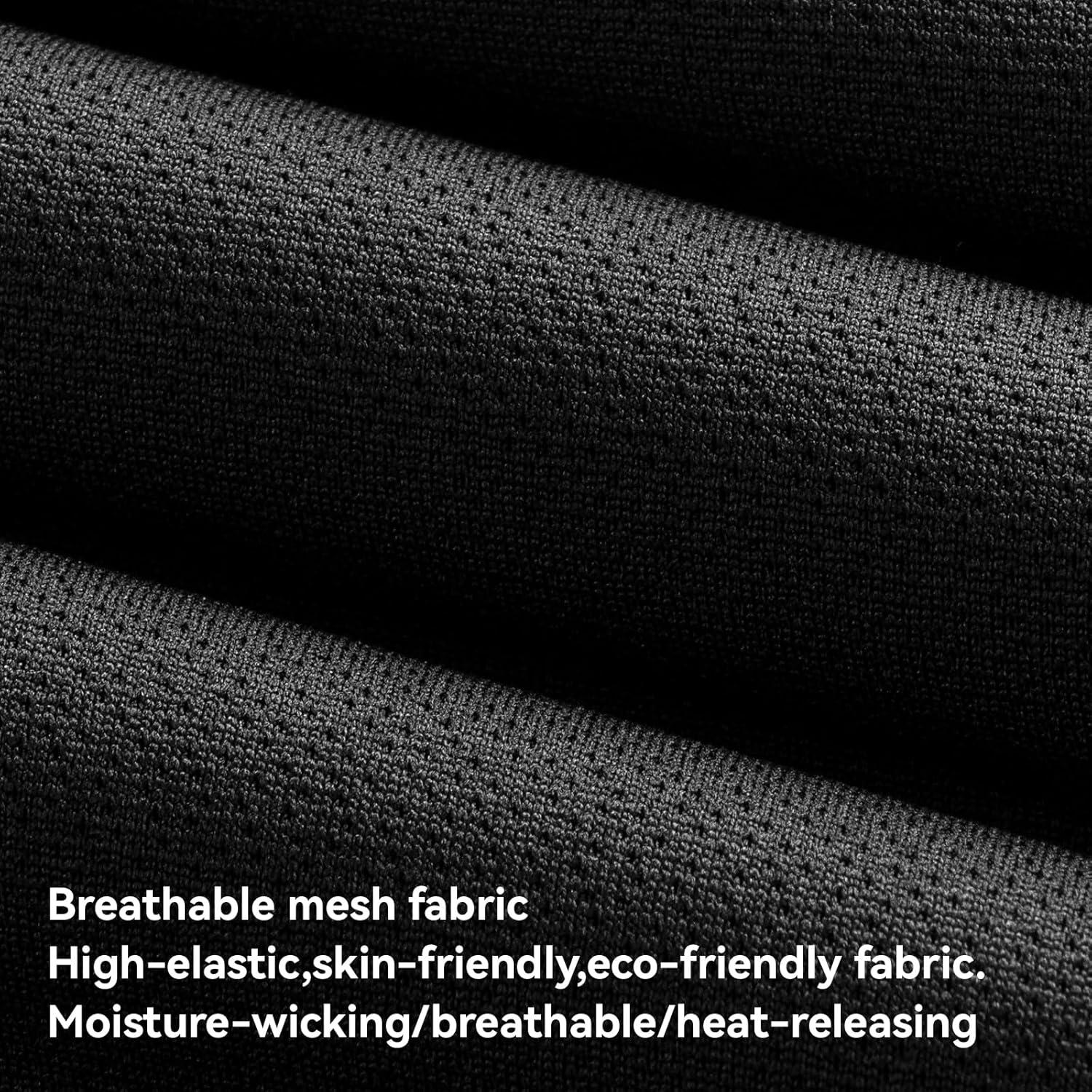 imageROCKBROS Mens Cycling Jersey Short Sleeve Bike Jersey Breathable Moisture Wicking Quick Dry Bike ShirtBlack