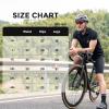 imagePadded Bike Shorts for Men Cycling Shorts with Side Pockets Mountain Bike Shorts Breathable with Reflective Elements