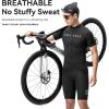 imageROCKBROS Mens Cycling Jersey Short Sleeve Bike Jersey Breathable Moisture Wicking Quick Dry Bike ShirtWhite