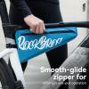 imageROCKBROS Bike Frame Bag 19L Bike Triangle Bag Water Resistant Bike Frame Pouch BlackBlueRed Bike Bag for Bicycles BlackBlue