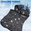imageROCKBROS Cooling Balaclava Face Mask with Glasses Holes Summer Shiesty Mask for Men WomenGrey