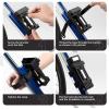 imageROCKBROS Folding Design Chain Bike Lock  HeavyDuty 33 lbs Portable Key Lock with AntiTheft Alloy Steel Waterproof ampamp Rustproof for Bicycle EBike Scooter Motorcycle