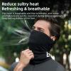 imageROCKBROS Neck Gaiter Mask Knitted Fabric UPF 50 Breathable ampamp UVProtective for Men Women AllSeason Moisture Wicking Cooling Cover Stay Focused on Your Sport