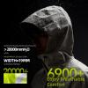 imageROCKBROS Reflective Cycling Rain Jacket for Men Cycling Bike Rain Jacket Waterproof Windbreaker Biking Hiking Running