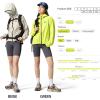 imageROCKBROS Reflective Cycling Rain Jacket for Men Cycling Bike Rain Jacket Waterproof Windbreaker Biking Hiking Running