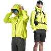 imageROCKBROS Reflective Cycling Rain Jacket for Men Cycling Bike Rain Jacket Waterproof Windbreaker Biking Hiking Running