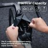 imageROCKBROS Top Tube Bike Bag Waterproof Bike Frame Bag Lightweight Buckle Lock Design TPU Material Top Tube Bag Easy Install Cycling Top Tube Front Frame Pack 1L CapacityBlack