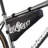 imageROCKBROS Bike Frame Bag 19L Bike Triangle Bag Water Resistant Bike Frame Pouch BlackBlueRed Bike Bag for Bicycles BlackBlack