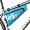 imageROCKBROS Bike Frame Bag 19L Bike Triangle Bag Water Resistant Bike Frame Pouch BlackBlueRed Bike Bag for Bicycles BlackBlue