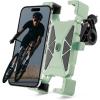 imageROCKBROS Bike Phone Mount Bike Phone HolderMotorcycle Phone Mount Phone Holder for Bike Motorcycle EBike Cell Phone Clamp for iPhone 16 15 Pro Max 1413 Galaxy S10 and More 4572quotGreen