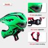 imageROCKBROS Kids Full Face Bike Helmet Lightweight Toddlers Helmets Kids Mountain Bike Helmets Ages 514 AntiCollision Detachable Chin Kids Helmet for BMX Skateboard Scooter