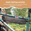 imageBike Frame Bag Bike Triangle Bag Bicycle Under Tube Bike BagCable Port ampamp Pump Holder Fits Hydration Pack for MTB ampamp Road Bike AccessoriesBrown