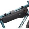 imageBike Frame Bag Bike Triangle Bag Bicycle Under Tube Bike BagCable Port ampamp Pump Holder Fits Hydration Pack for MTB ampamp Road Bike AccessoriesBlack