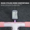 imageROCKBROS Aluminum Bike Computer Mount Integrated Molding Cycling Computer Mount for Aero Integrated Handlebar Road Bikes Compatible with Garmin Wahoo Bryton Sports Camera Bike Light AttachmentPink