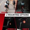imageROCKBROS Bike Tail Light AntiLost Bicycle Rear Light Brake Sensing Smart Cycling Taillight for Night Riding USB Rechargeable Bicycle Tail Light LED Safety Bike Light