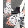 imageROCKBROS Cycling Gloves for Women Cycling Fingerless Mountain Bike Gloves Sun Gloves Breathable ShockAbsorbing NonSlipwhite