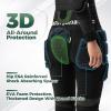 imageProtective Padded Shorts Ergonomic Design 5 Zone Concept Under Outer Pants for SnowboardSkate and SkiMedium