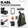imageROCKBROS Bike Saddle Bag with Tail Light Bicycle Seat Pack Lightweight Storage Bag under Bike Seat Cycling AccessoriesBracket