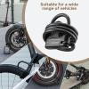 imageROCKBROS Scooter Lock Bike U Lock with Cable 4 Digit Combination Lock Portable AntiTheft Heavy Duty Bicycle Lock for Scooter Bike Bicycle Motorcycle