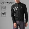 imageROCKBROS VNS Mens Cycling Jacket Ultralight Windbreaker for Running Cycling PackableBlack