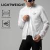 imageROCKBROS VNS Mens Cycling Jacket Ultralight Windbreaker for Running Cycling PackableWhite