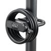 imageROCKBROS Scooter Lock Bike U Lock with Cable 4 Digit Combination Lock Portable AntiTheft Heavy Duty Bicycle Lock for Scooter Bike Bicycle Motorcycle
