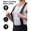 imageROCKBROS Mens Sleeveless Cycling Undershirt  Quick Dry Breathable Bicycle JerseysWhite1