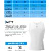 imageROCKBROS Mens Sleeveless Cycling Undershirt  Quick Dry Breathable Bicycle JerseysWhite2