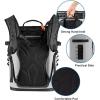 imageROCKBROS Backpack Cooler Bag Insulated LeakProof Soft Cooler Waterproof 30 Can Portable Large Backpack with Cooler for Camping Beach Picnic Party Fishing Floating Outdoor ActivitiesGray
